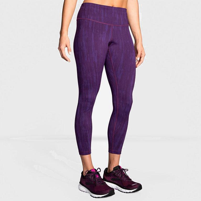 Brooks Formation Running Leggings Dam 219865-TDL Lila